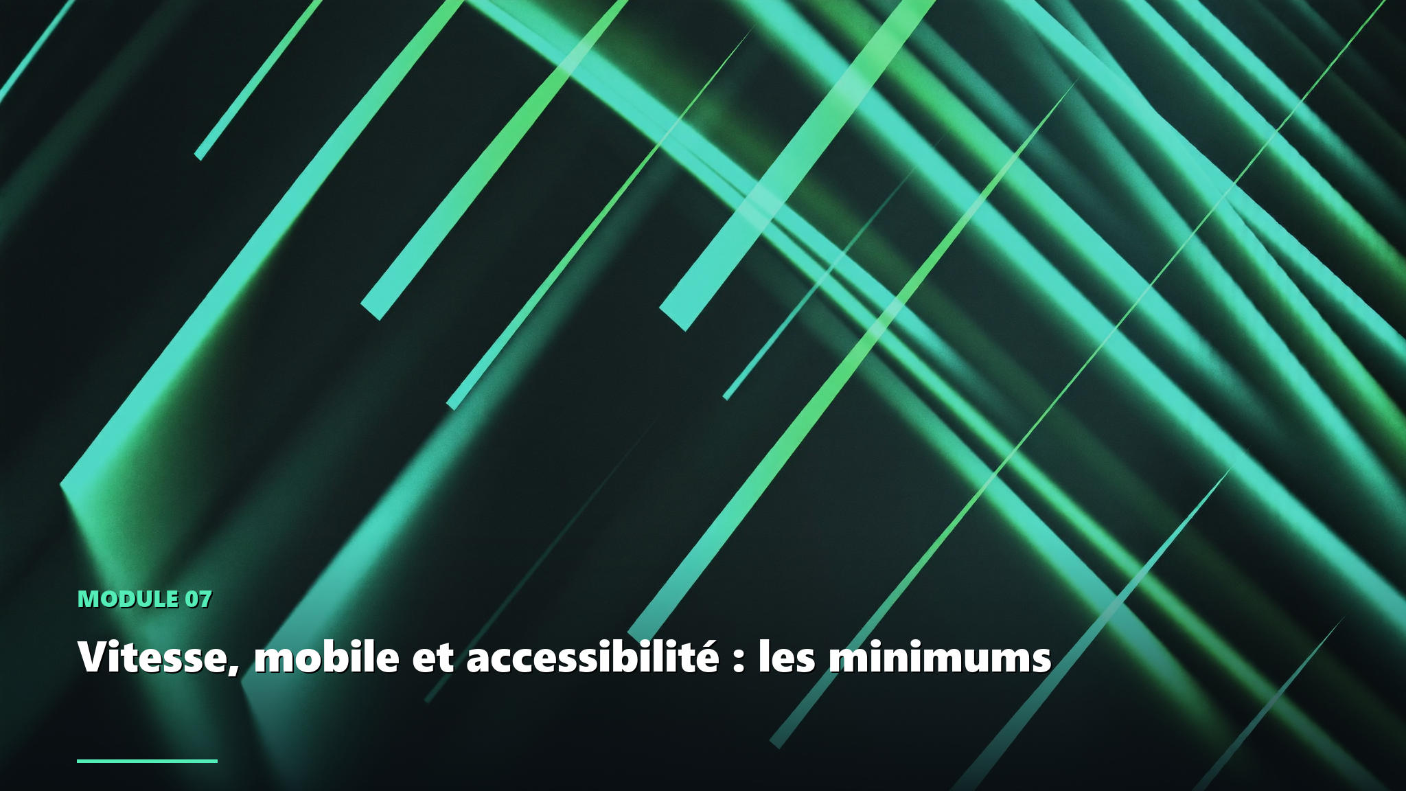Couverture du module 7