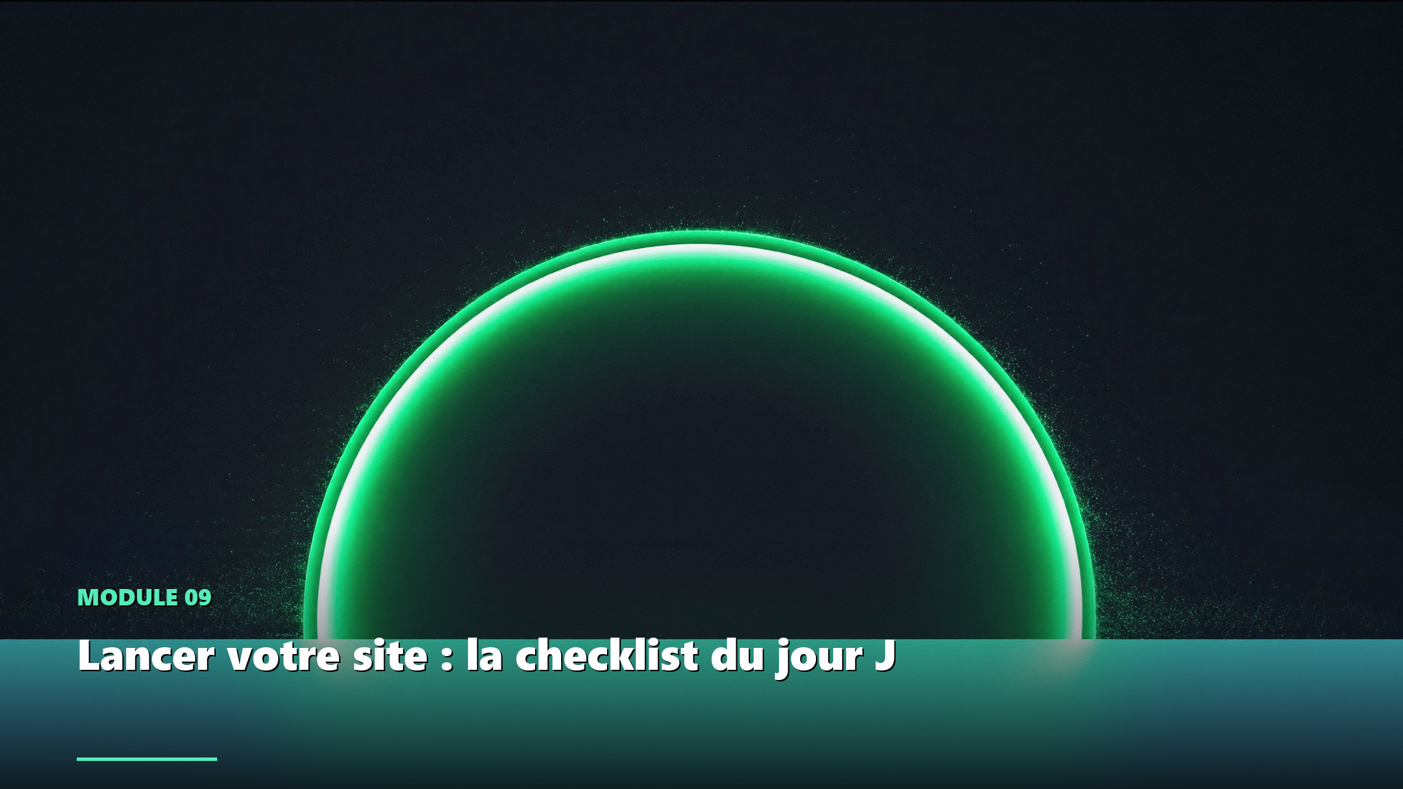 Couverture du module 9