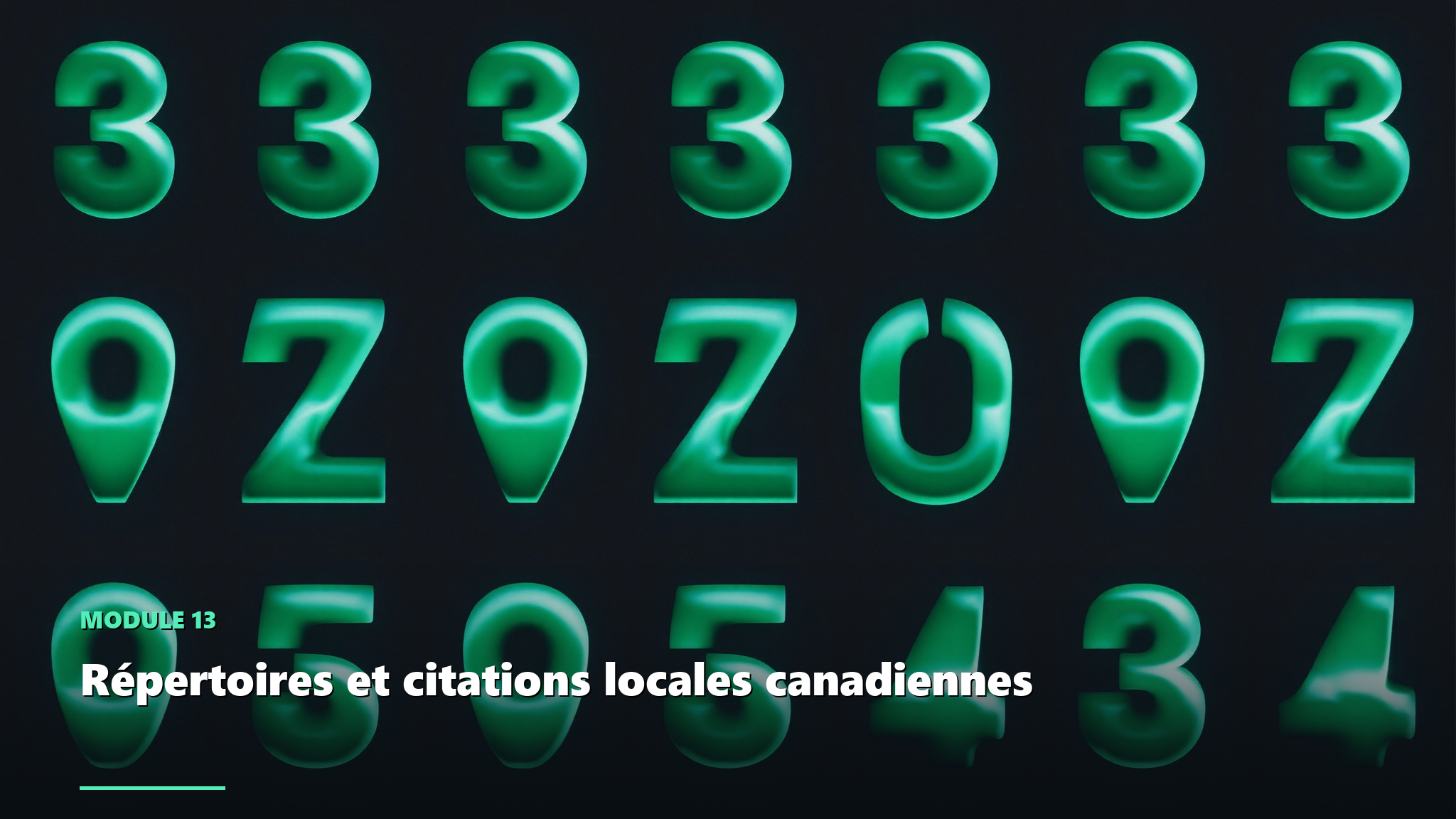 Couverture du module 13